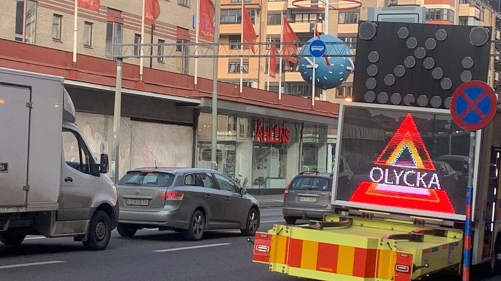 Olycka vid Skanstullsbron i Stockholm