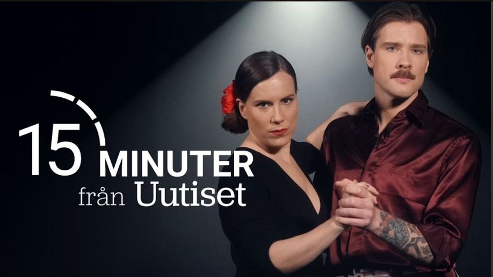 en kvinna och en man dansar tango