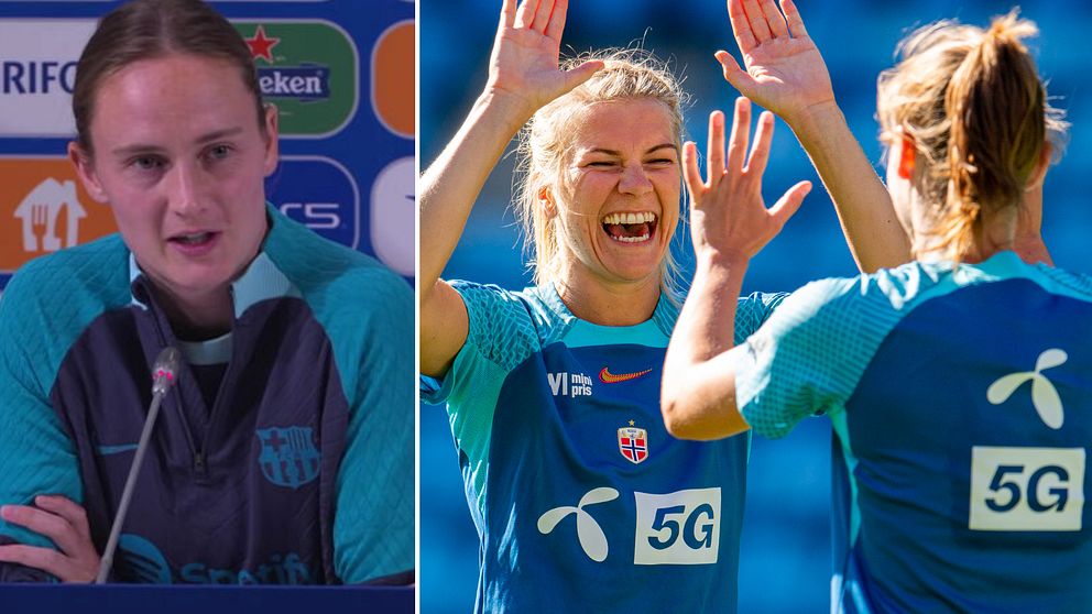 Caroline Graham Hansen om vadet med landsmaninnan Ada Hegerberg