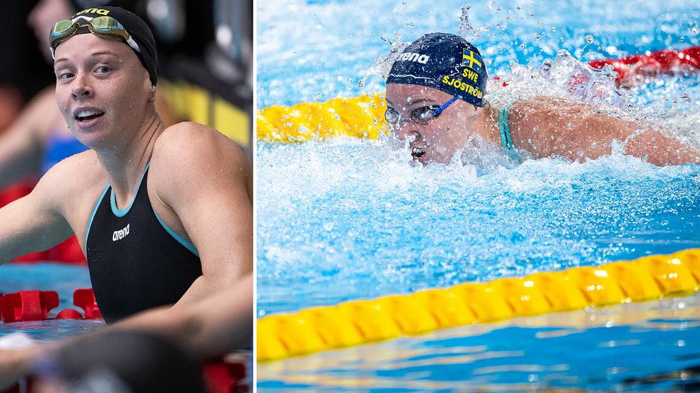 Louise Hansson och Sarah Sjöström