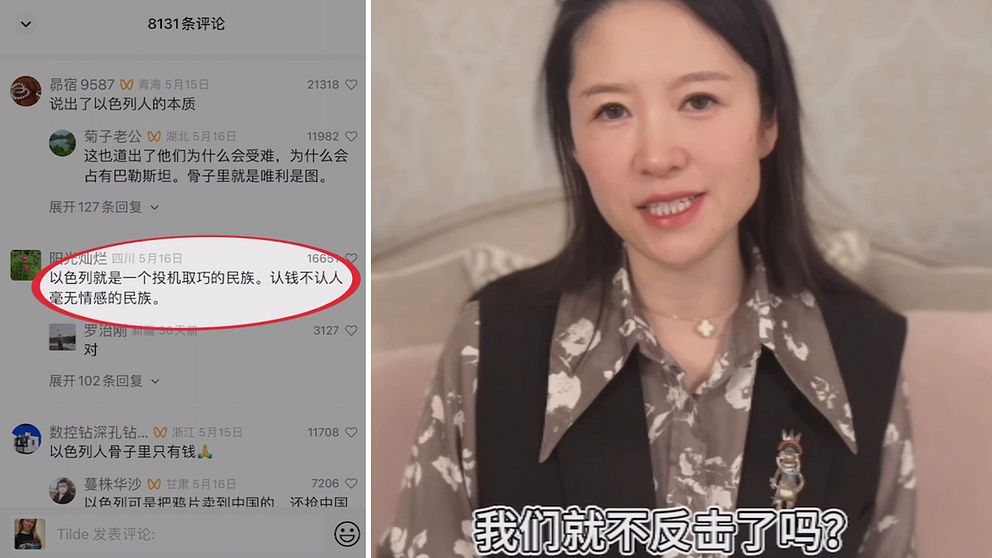 Kommentarer på kinesiska sociala medier