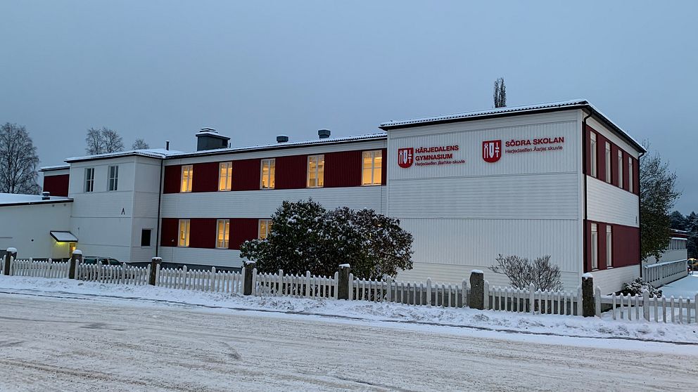 Södra skolan i Sveg – vinter