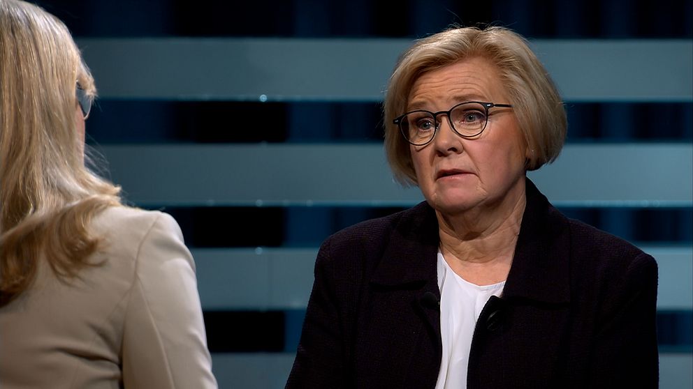 Rikspolischef Petra Lundh i Agendas studio