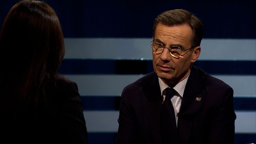 Ulf Kristersson i Agendas studio