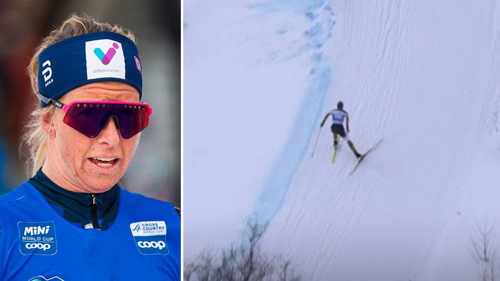Astrid Öyre Slind rasar mot att Magni Smedås använde för många skejtskär i Ski Classics.