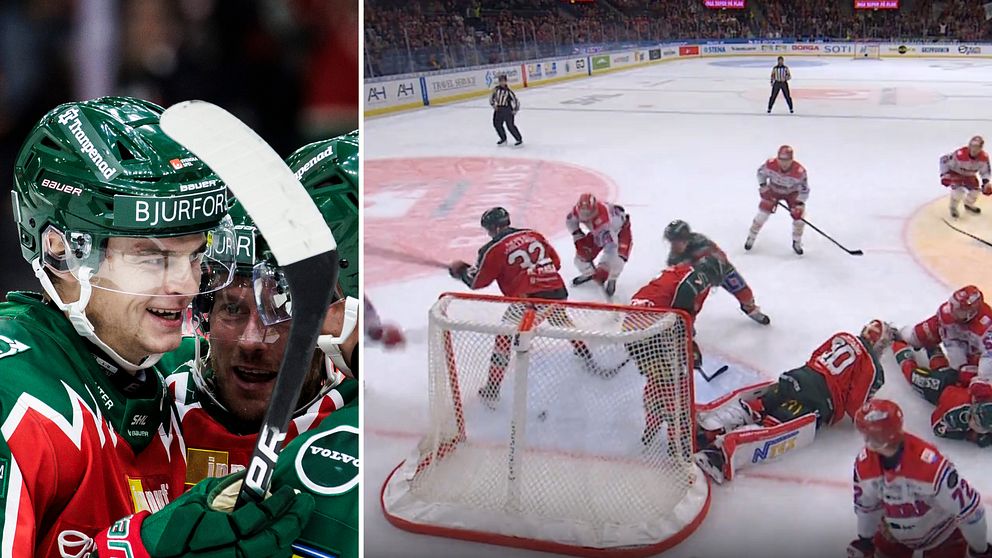 Max Friberg räddade Frölunda i sista sekunden mot Timrå.
