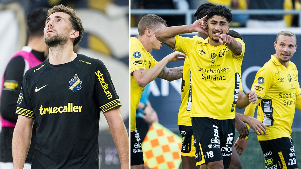 AIK hade det tungt mot Elfsborg.
