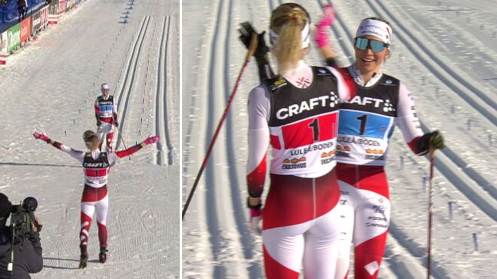 Emma Ribom och Jonna Sundling var överlägsna i finalen.