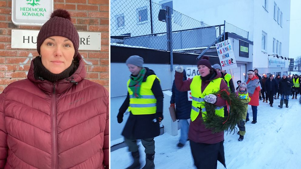 fackeltåg i hedemora