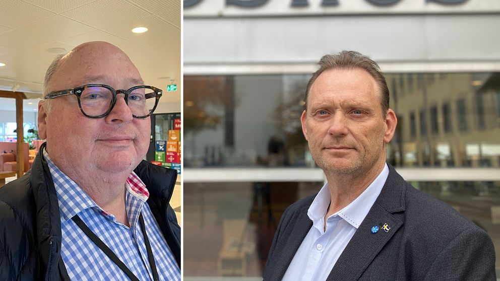 Tommy Rydfeldt (L) och Stefan Jägnert (SD) är oense om förslaget att införa tolkavgifter i Kungsbacka kommun.