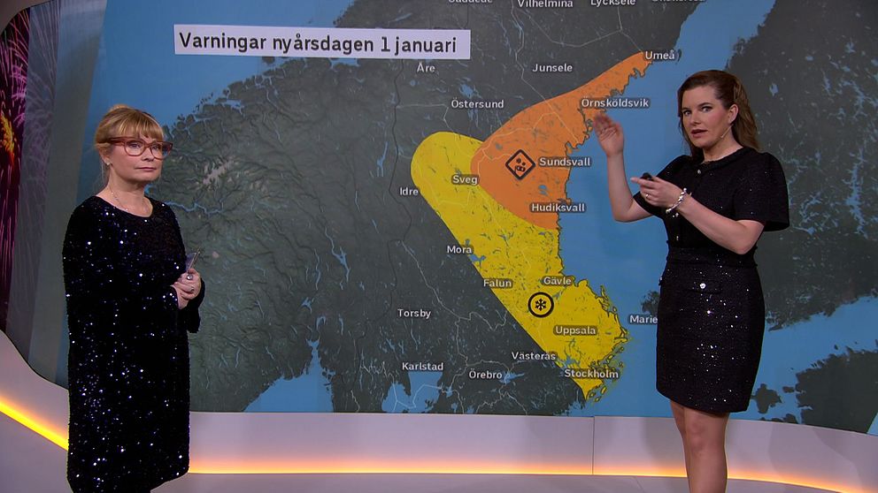 SMHI: Röd vädervarning i Gävleborg | SVT Nyheter