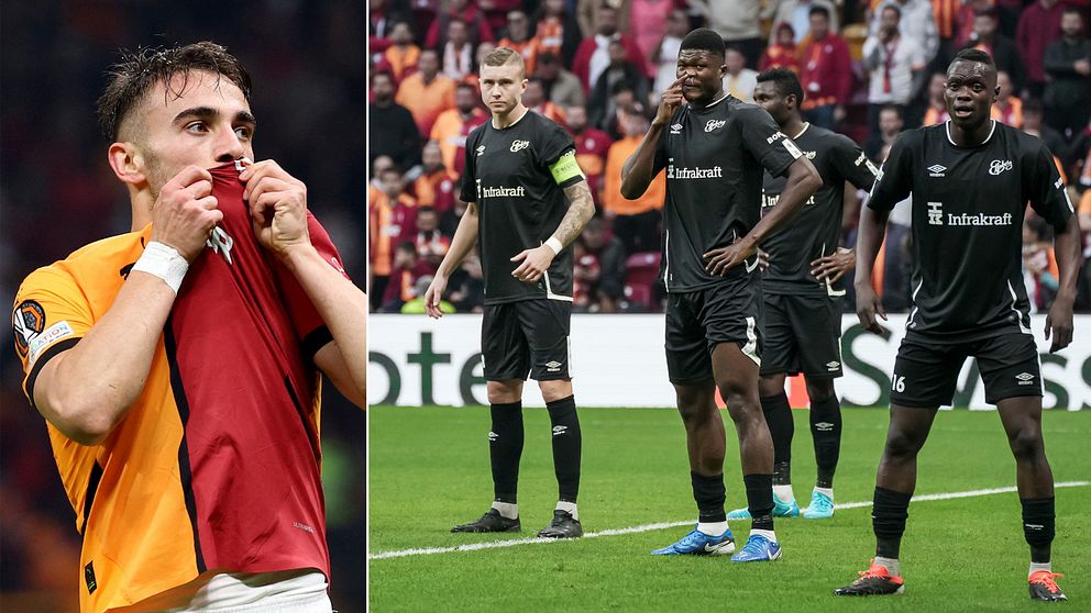 Elfsborg förlorade borta mot Galatasaray i Europa League.