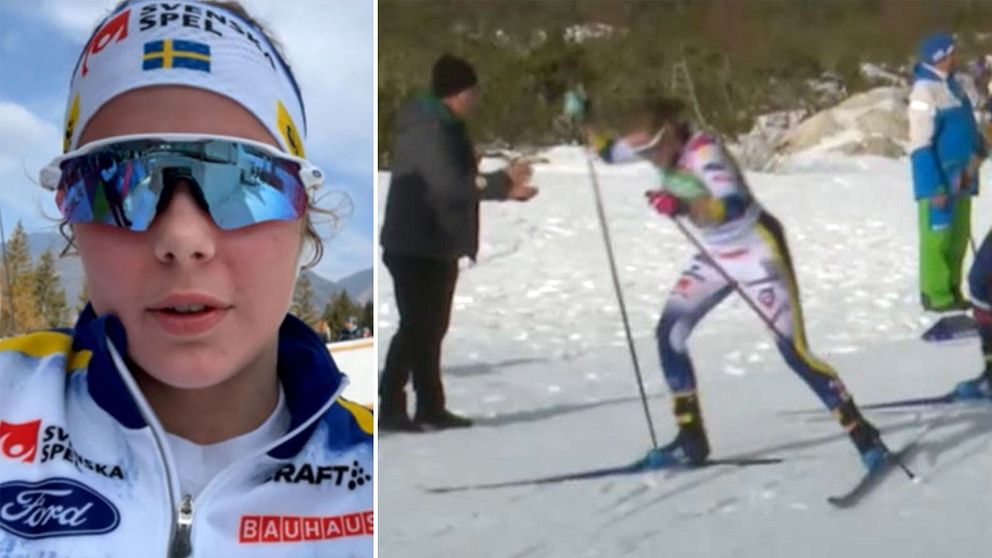 Evelina Crusell blev fyra i jaktstarten