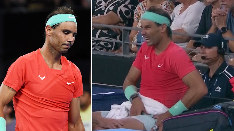 Rafael Nadal drar sig ur Australian Open efter skada.