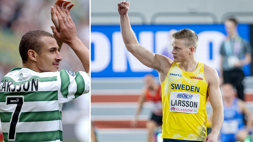 Fotbollsspelaren Henrik Larsson och sprintern Henrik Larsson.