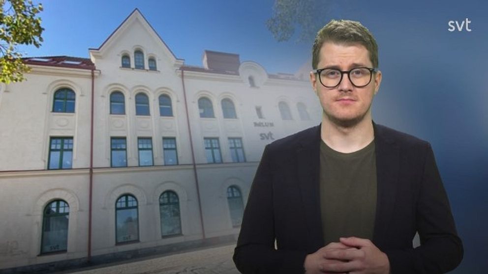 SVT-huset i Falun och programledare