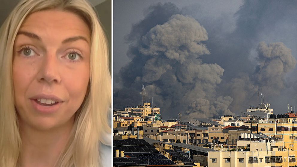 Landslagsspelaren Paulina Hersler och det attackerade Israel