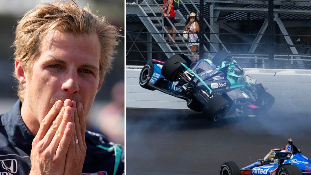 Marcus Ericsson kraschade direkt under Indy 500