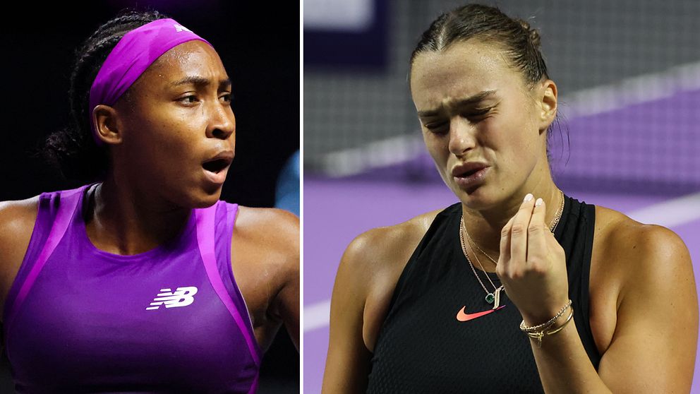 Coco Gauff och Aryna Sabalenka