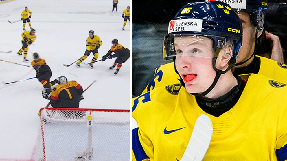 Otto Stenberg hattrickhjälte mot Tyskland i JVM