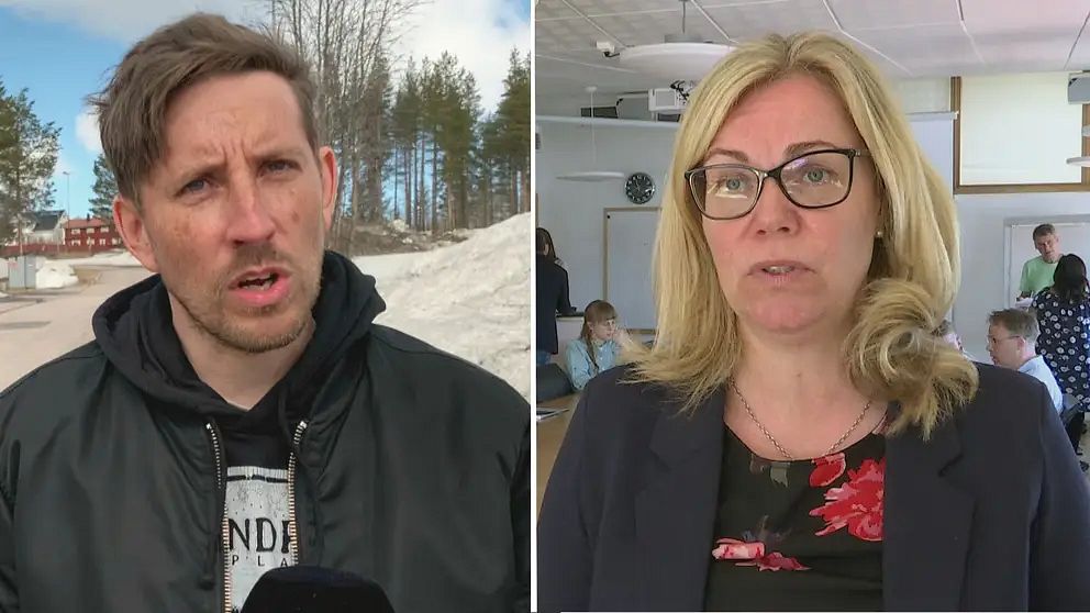 Henrik Ölvebo (MP) kommunalråd Gällivare och Lenita Ericson (S) kommunalråd Luleå.