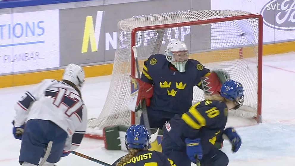 USA överlägsna mot Sverige i gruppfinalen.