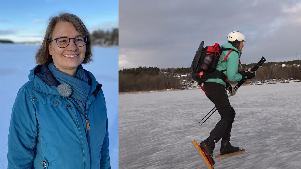 Anna Eklund skridskoåkare långfärdsskridskor