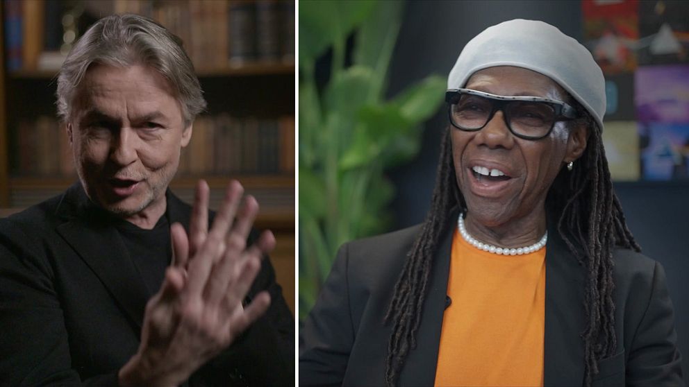 Esa-Pekka Salonen och Nile Rodgers.