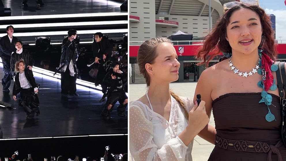 SVT på plats när BTS världsturné kom till Europa | SVT Nyheter