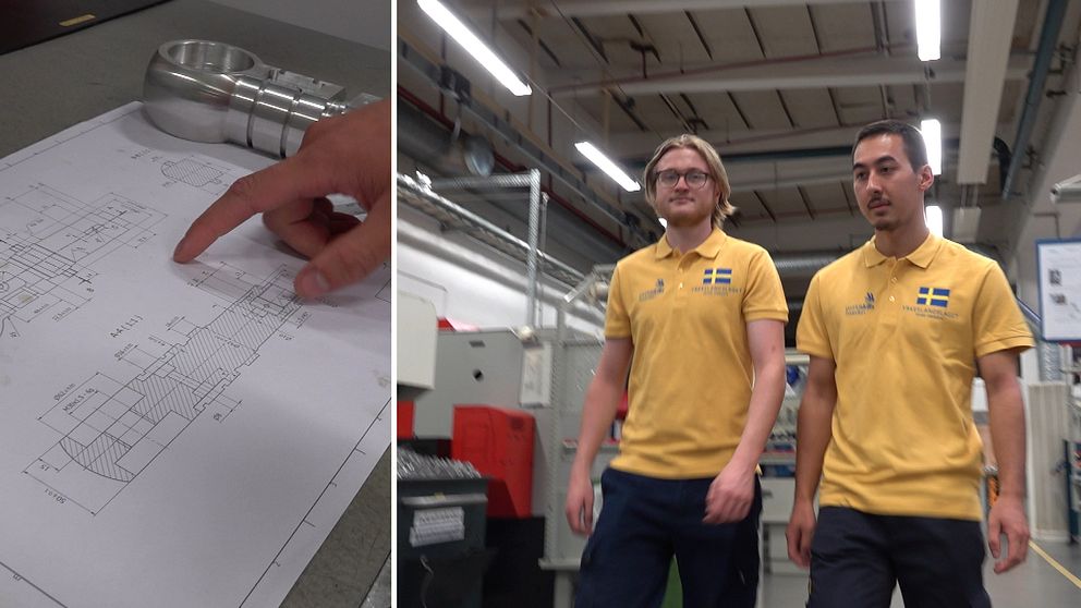 Isac Friberg, Arvid Winberg, yrkes-VM, CNC-teknik