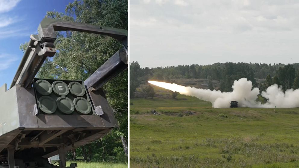 HIMARS, robot skjuts iväg