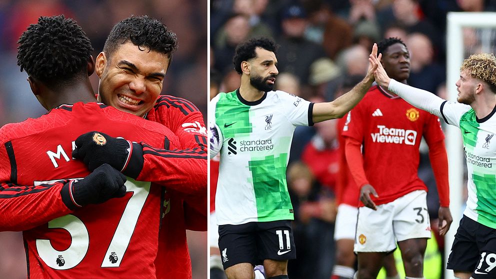 Oavgjort mellan Manchetser United och Liverpool i Premier League