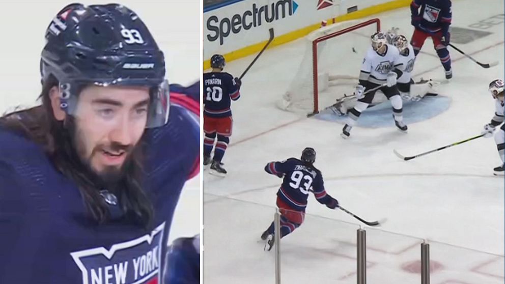 NHL: Mika Zibanejad målskytt för New York Rangers mot Los Angeles Kings