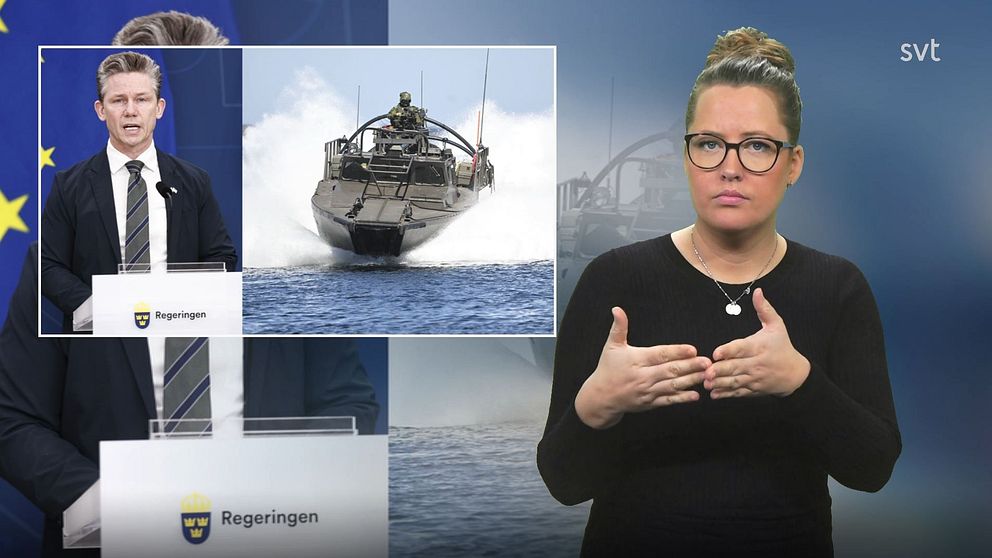 Programledare Alicia tecknar ”båt”