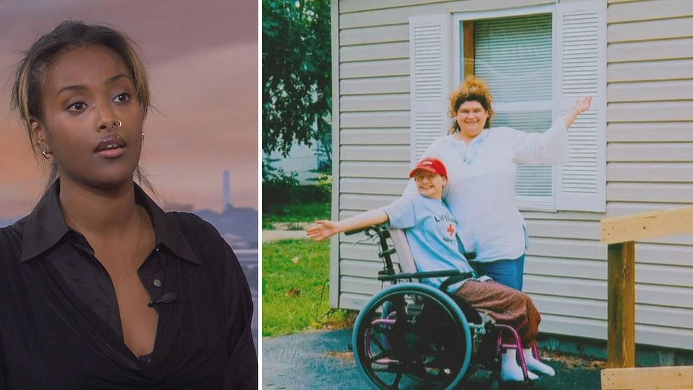 Ayan Jamal och bild på Gypsy Rose Blanchard och hennes mamma Dee Dee Blanchard