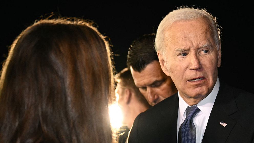 USA:s president Joe Biden blir intervjuad inför debatten mot Donald Trump.