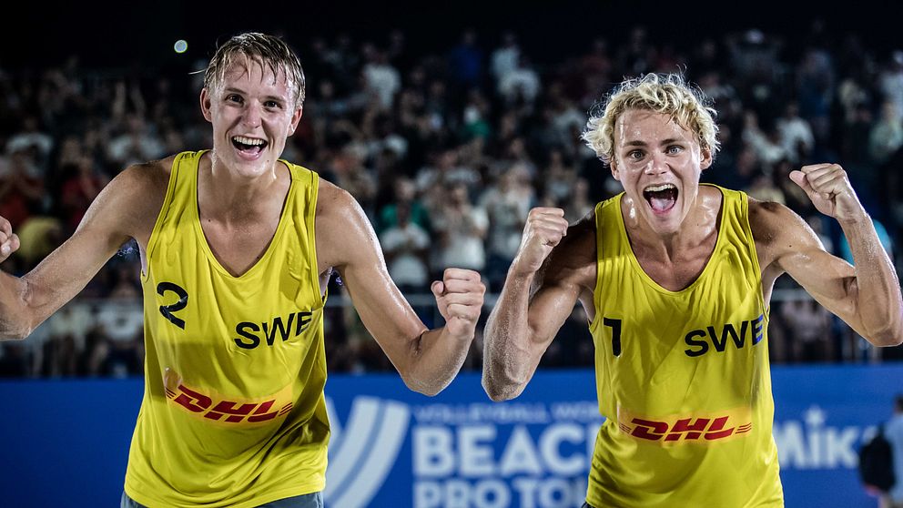 David Åhman och Jonatan Hellvig klara för slutspel på VM.