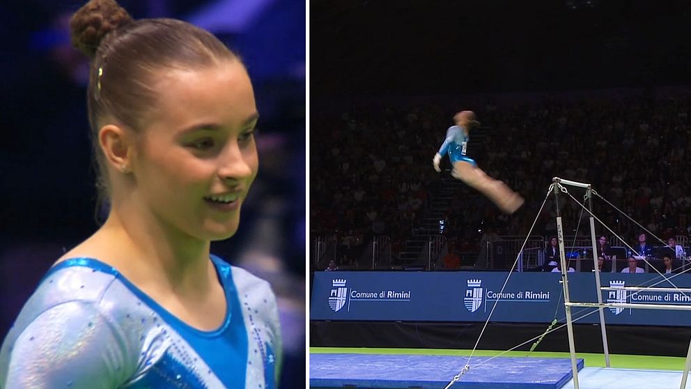 Nathalie Westlund imponerade i gymnastik-EM