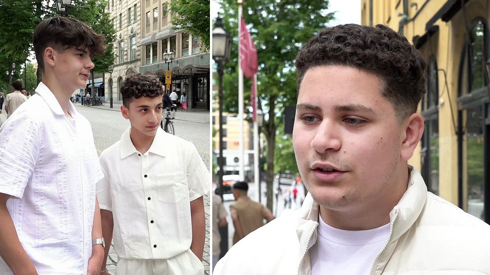 ”Du ska ha föräldrarna med dig för de har erfarenheter av shopping”. I klippet hör du Samin Sijaric, 13 år, och Shadi Mousho, 15 år svara på vad de gör om det saknas pengar för att köpa något.