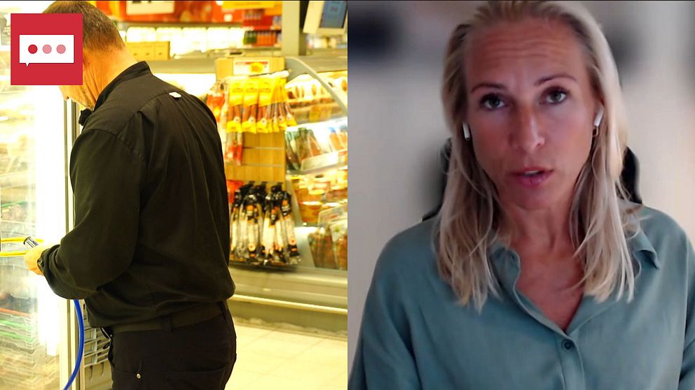 Bild på handlaren Roland och Nina från Svensk Handel.