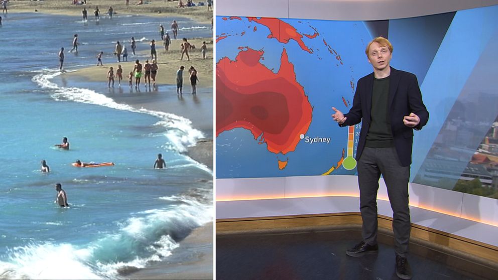 Hör meteorologen Marcus Sjösted om extremvärmen i Australien.