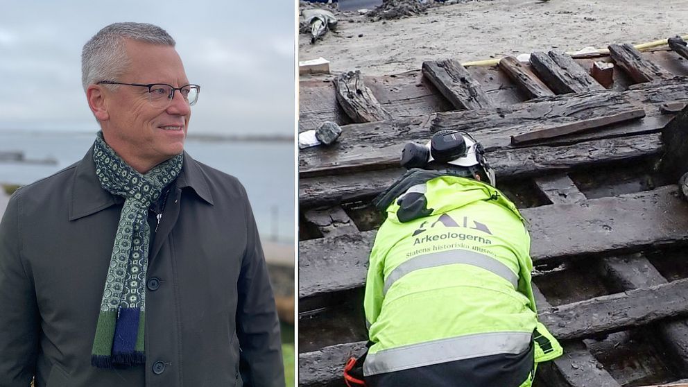 Carl Bartler är kommundirektör på Varbergs kommun. Han säger att Trafikverket, Region Halland och Varbergs kommun nu har landat i vad de vill göra med det arkeologiska fyndet Varbergskoggarna.