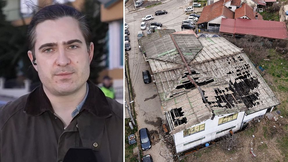 Carl Fridh Kleberg på plats i Nordmakedonien.
