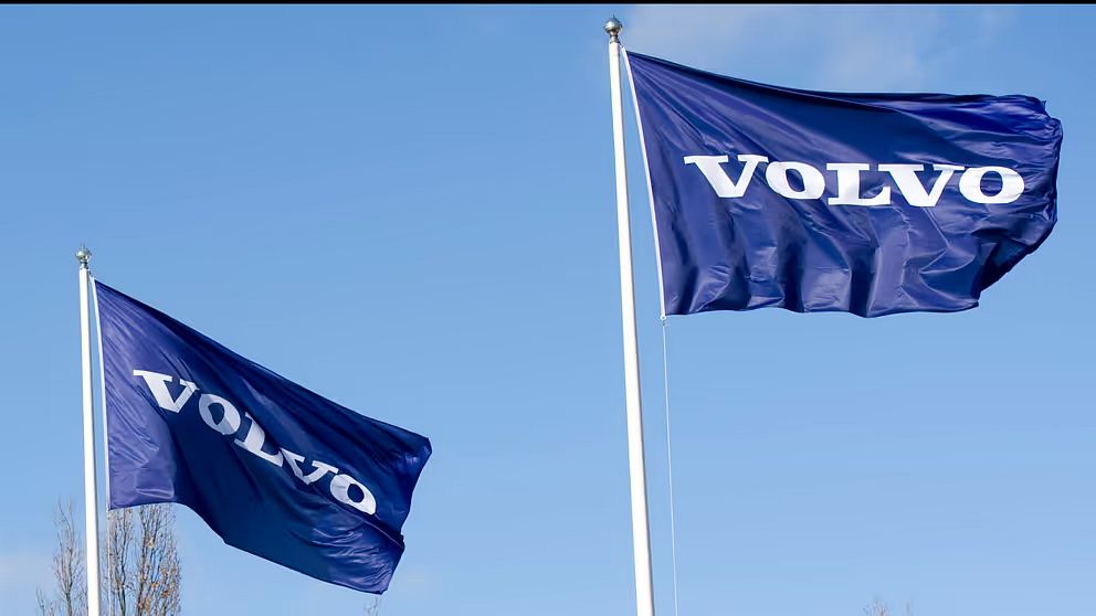 Flagga med Volvologga