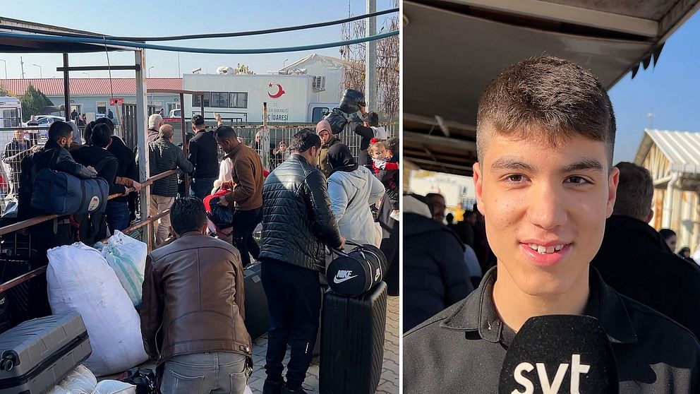 Vid den turkiska gränsen mot Syrien samlas nu många återvändande flyktingar med hopp om ett nytt och fredligt land.