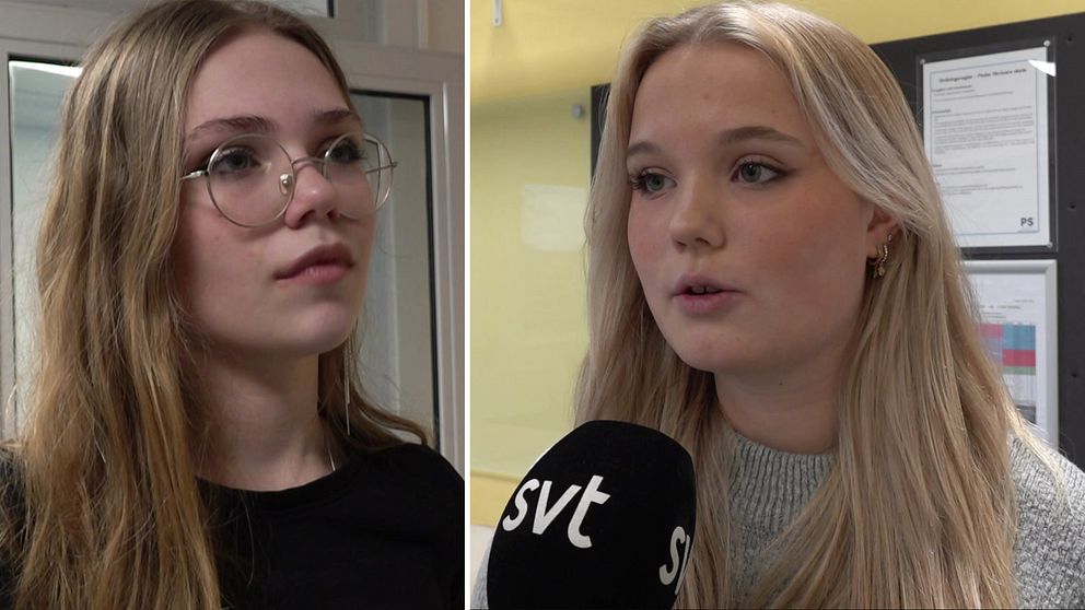 Elvira Högberg, 17 och Tindra Landén 18 från Varberg