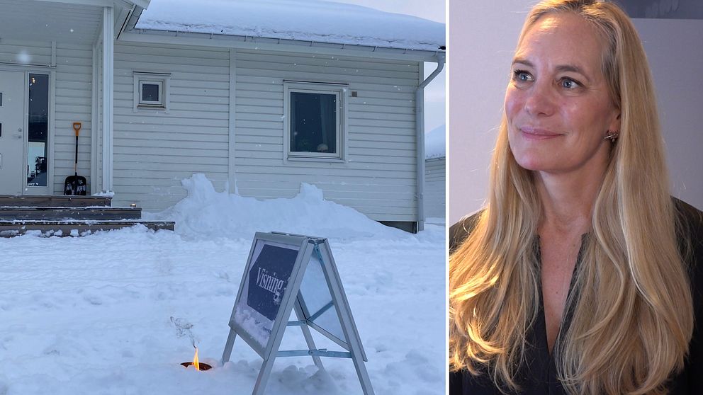 Villa i Bergsåker. Karin Hellgren kommunikationschef Obos