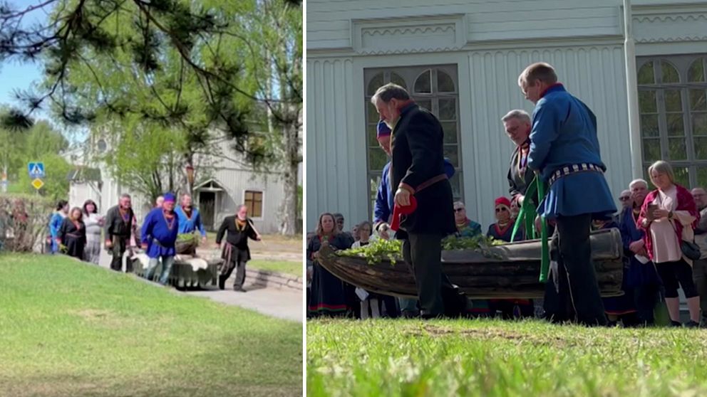 På lördagen återbördades Kristina Katarina Larsdotter till Malå kyrkogård.