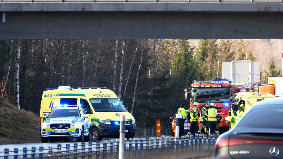 Olycka vid Stavsjö på E4