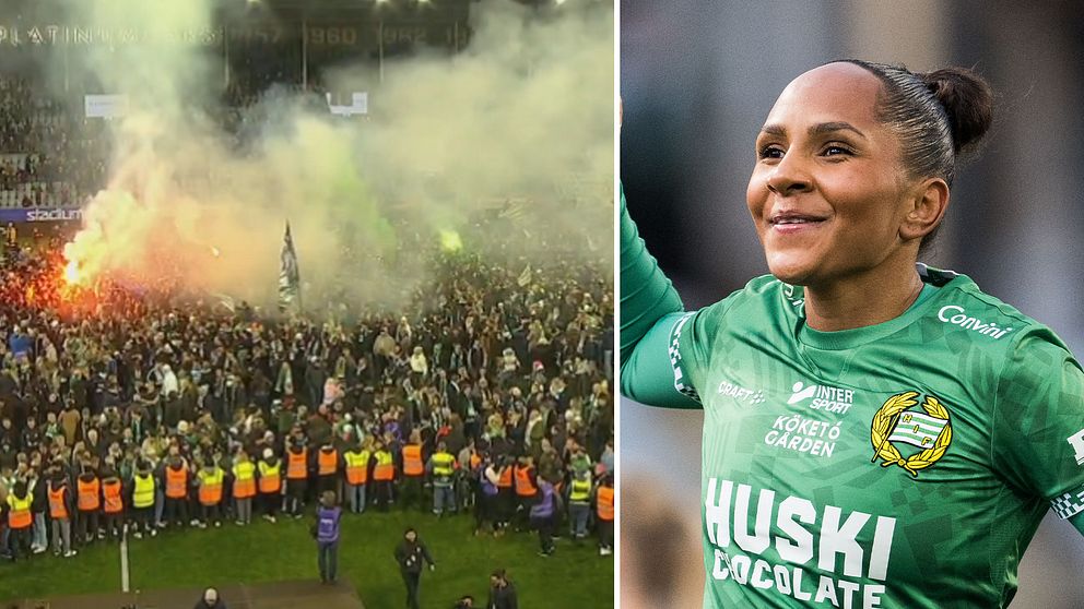 Hammarby svenska mästare – vann damallsvenskan efter Madelene Janogys dubbel